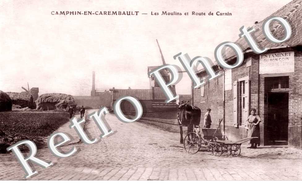 les Moulins et route de Carnin