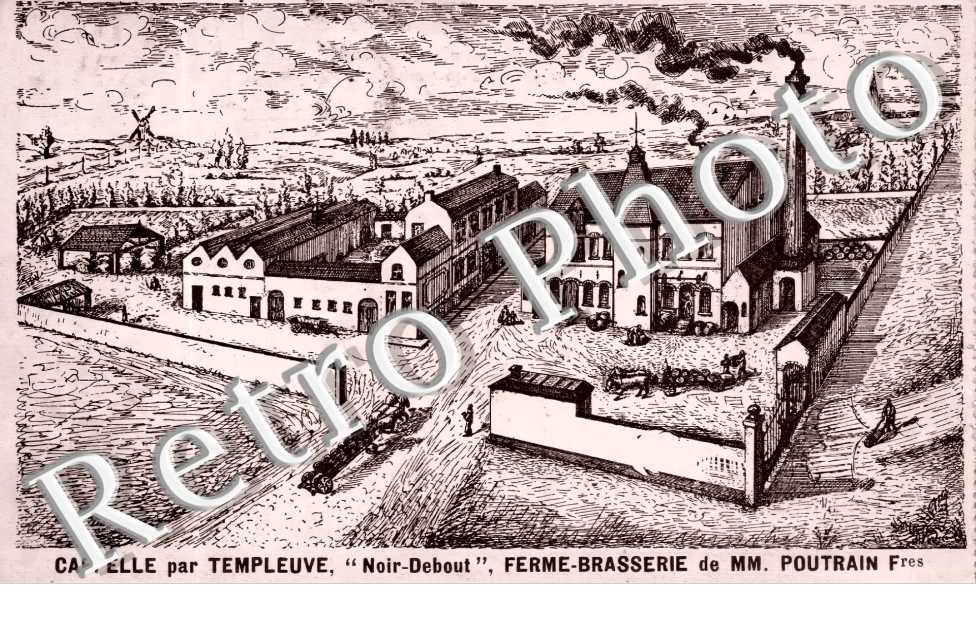 Noir-debout Ferme Brasserie de MM. Poutrain Freres