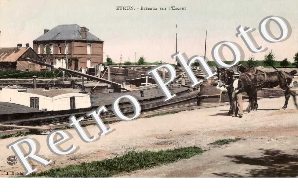 Bateaux sur l'Escaut