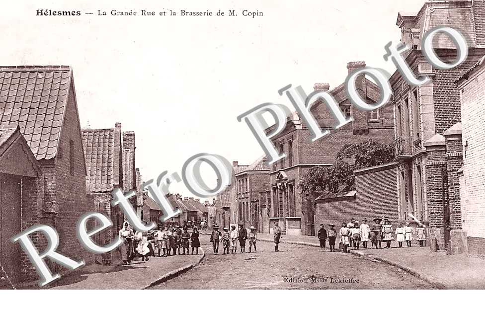 la grande rue et la brasserie de M. Copin