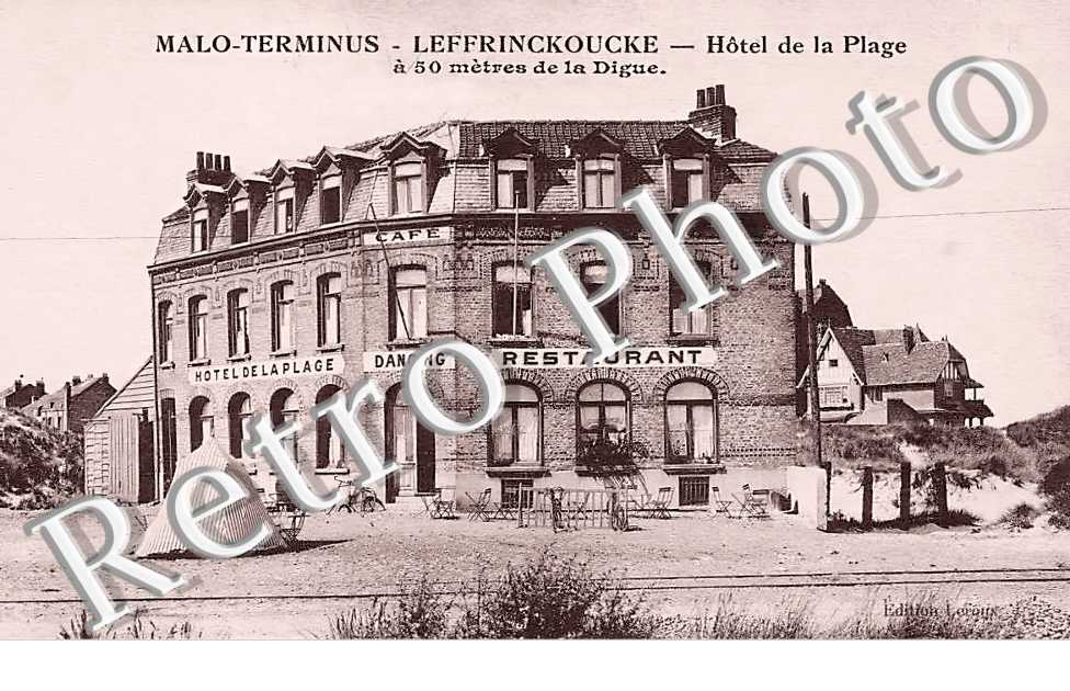 Malo Terminus.Leffrinckoucke. Hôtel de la plage.