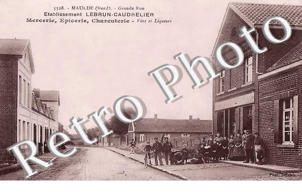 Etablissement Lebrun-Caudrelier Mercerie, épicerie, charcuterie