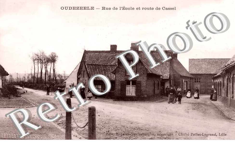 rue de l'école et route de Cassel
