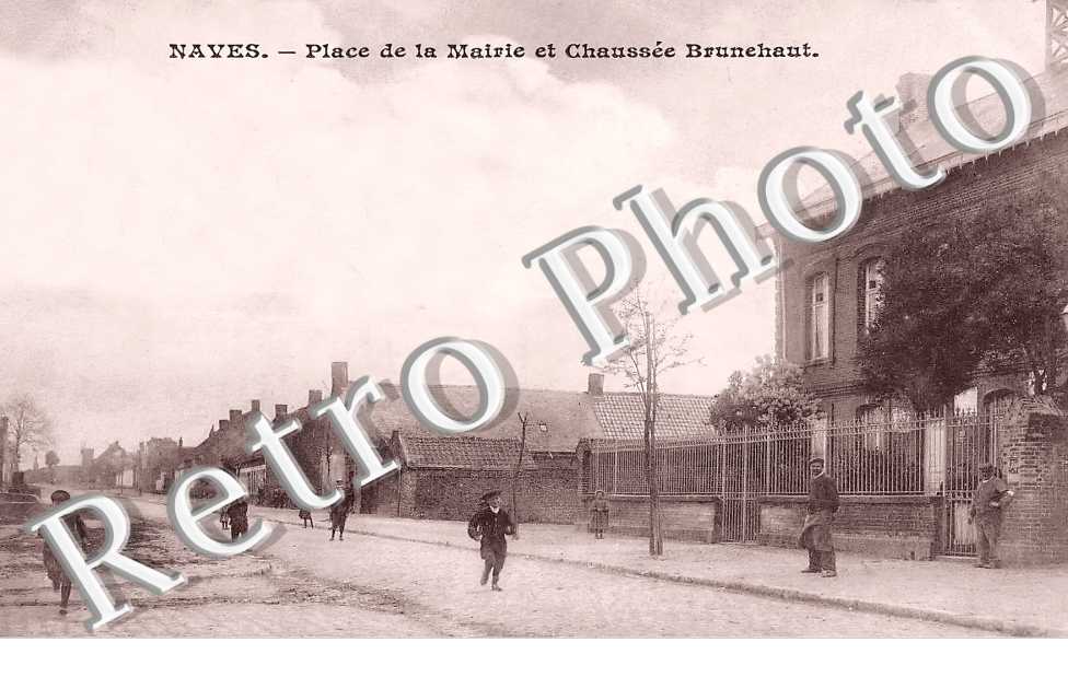 place de la mairie et chaussée Brunehaut