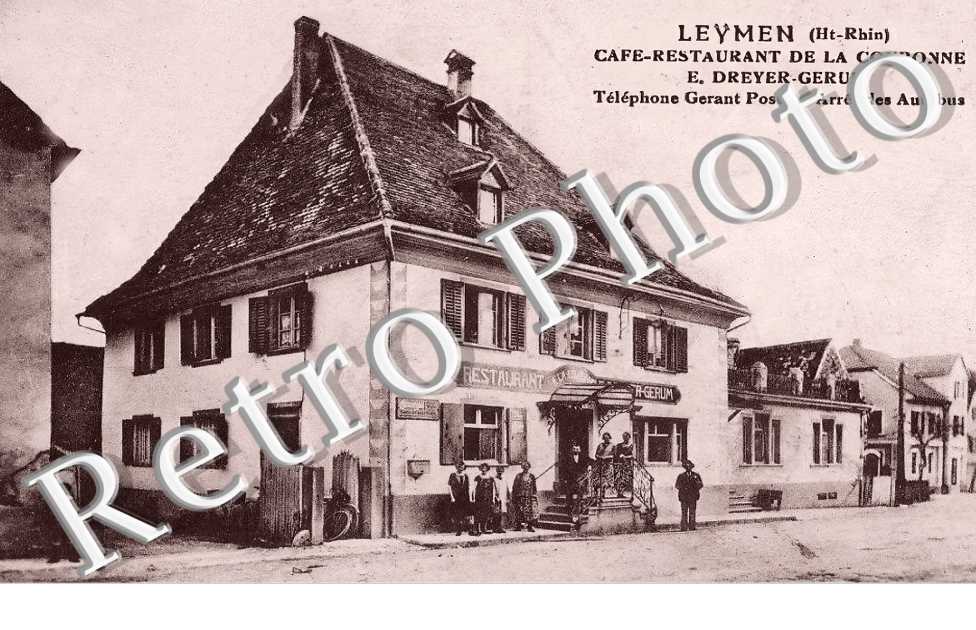 café restaurant de la couronne E. Dreyer-Gerum