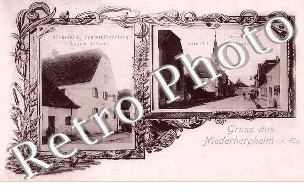 Backerei u. Spezereihandlung August Jecker - Haupstrasse