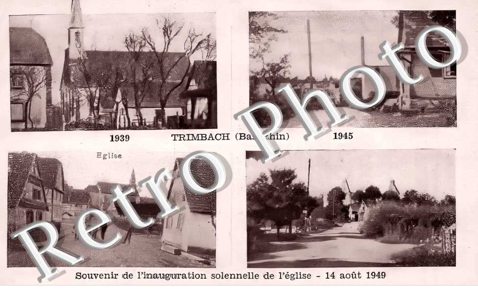 souvenir de l'inuaguration de l'église - 14 août 1949
