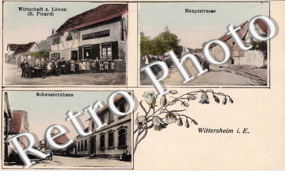 Wirtschaft z. Lowen (E. Picard)  Schwesternhaus
