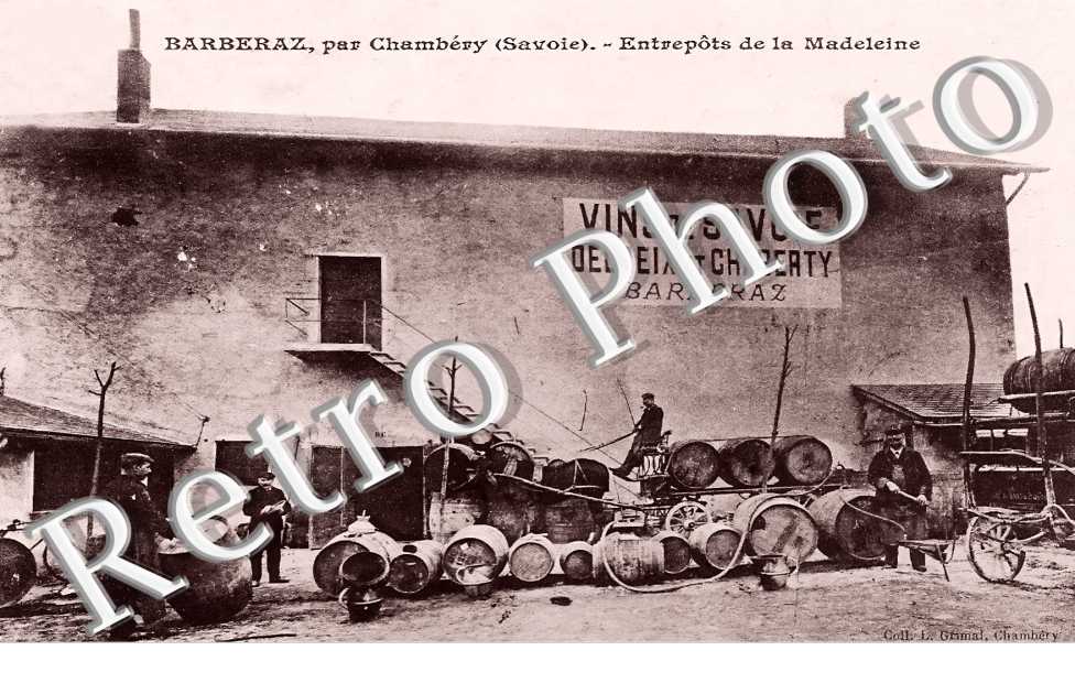 entrepôts de la Madeleine. Vins de Savoie. Delbeix et Chaberty