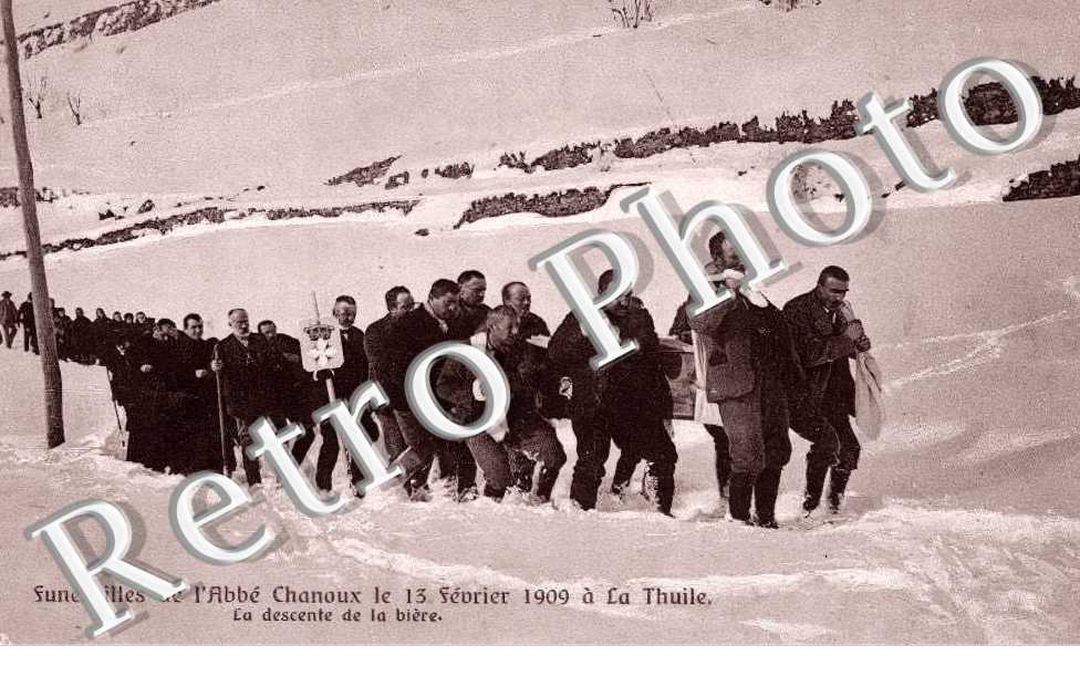 Funérailles de l'Abbé Chanoux le 13 février 1909