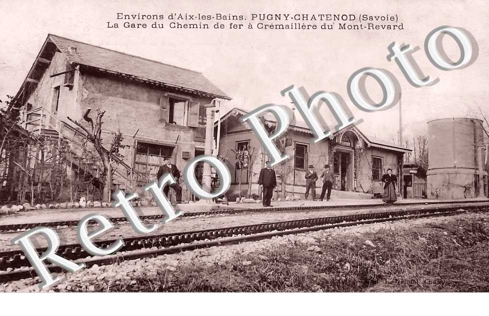 la gare du chemin de fer à crémaillère du Mont-Revard