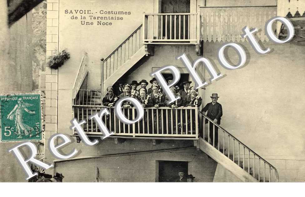 costumes de la Tarentaise Une noce