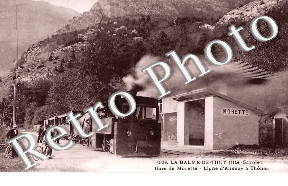 gare de Morette. Ligne d'Annecy à Thônes