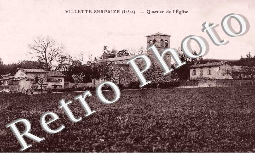 VILLETTE-SERPAIZE - quartier de l'église