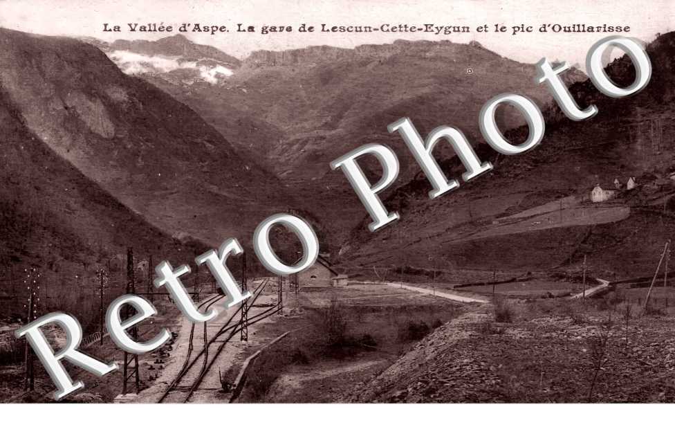 la gare de Lescun-Cette-Eygun et le pic d'Ouillarisse