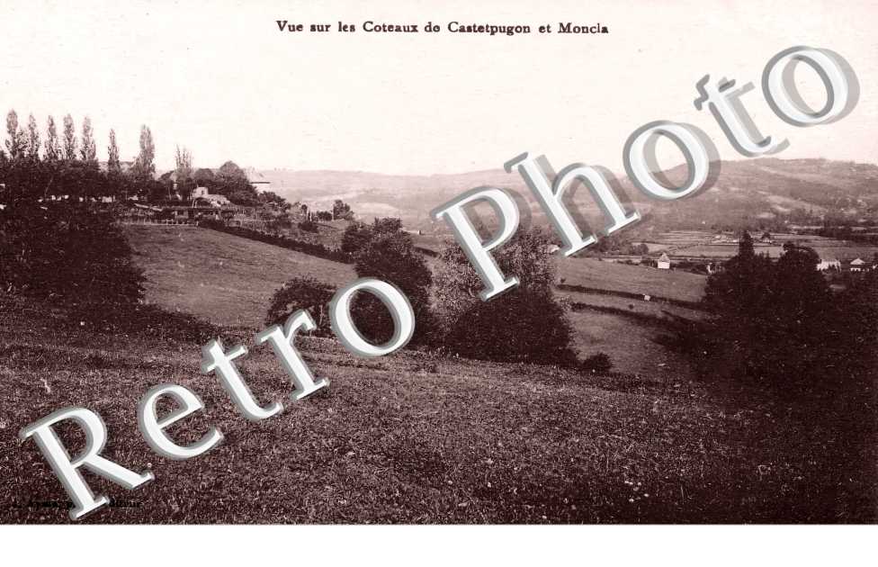 vue sur les Coteaux de Castetpugon et Moncla