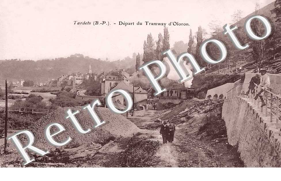 départ du tramway d'Oloron