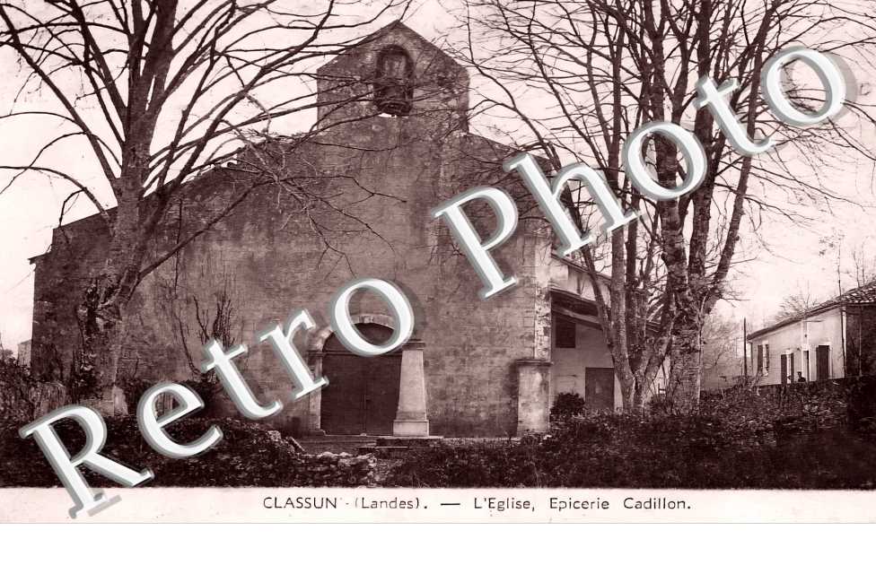 l'église, épicerie Cadillon