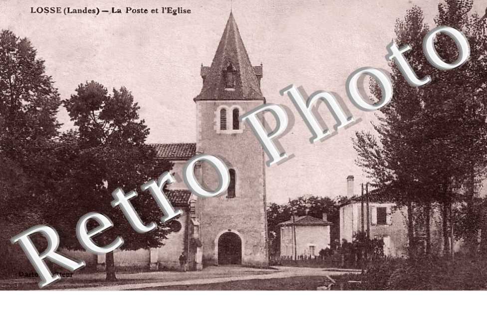 la poste et l'église