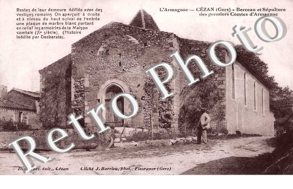 Berceau et Sépulture des premiers Comtes d'Armagnac 