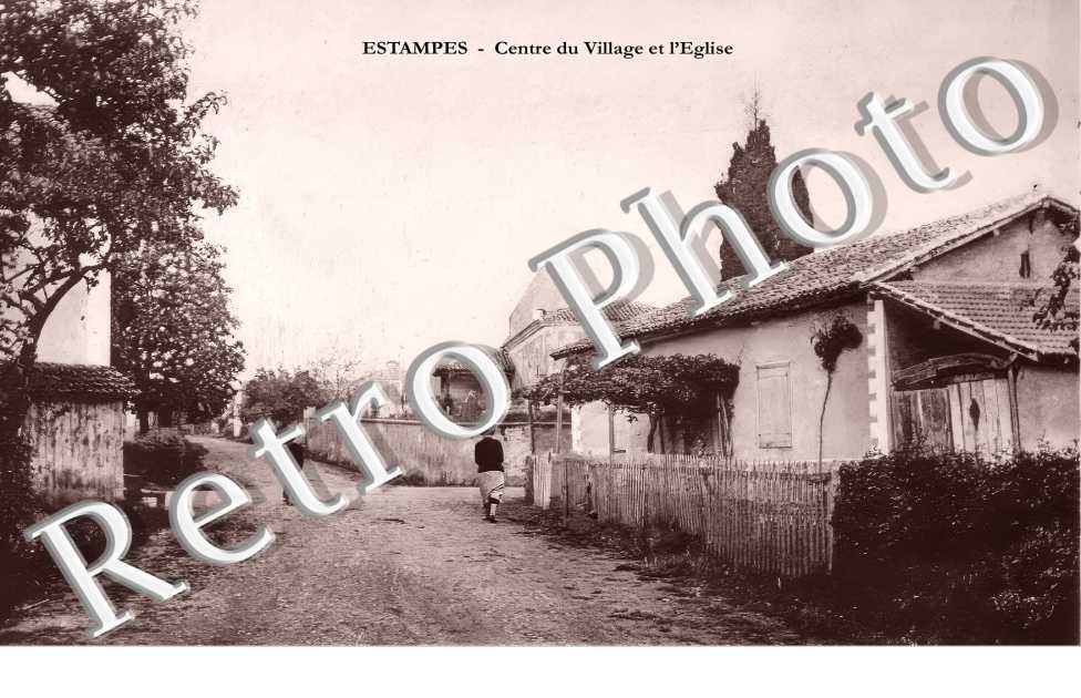 centre du village et l'église