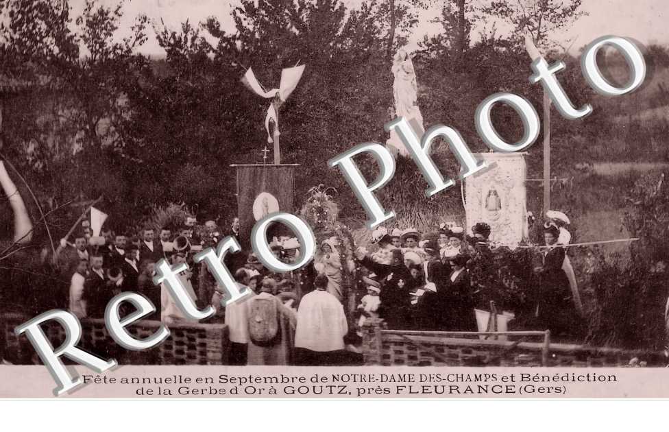 fête annuelle en septembre de Notre-Dale-des-Champs et Bénédiction de la Gerbe d'Or