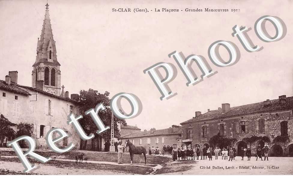 la Plaçotte. Grandes manoeuvres 1913