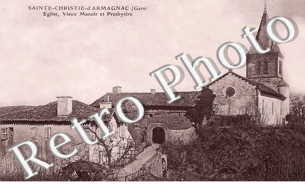 église, vieux manoir et presbytère