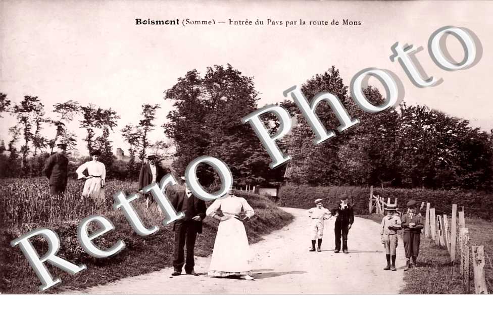 entrée du pays par la route de Mons