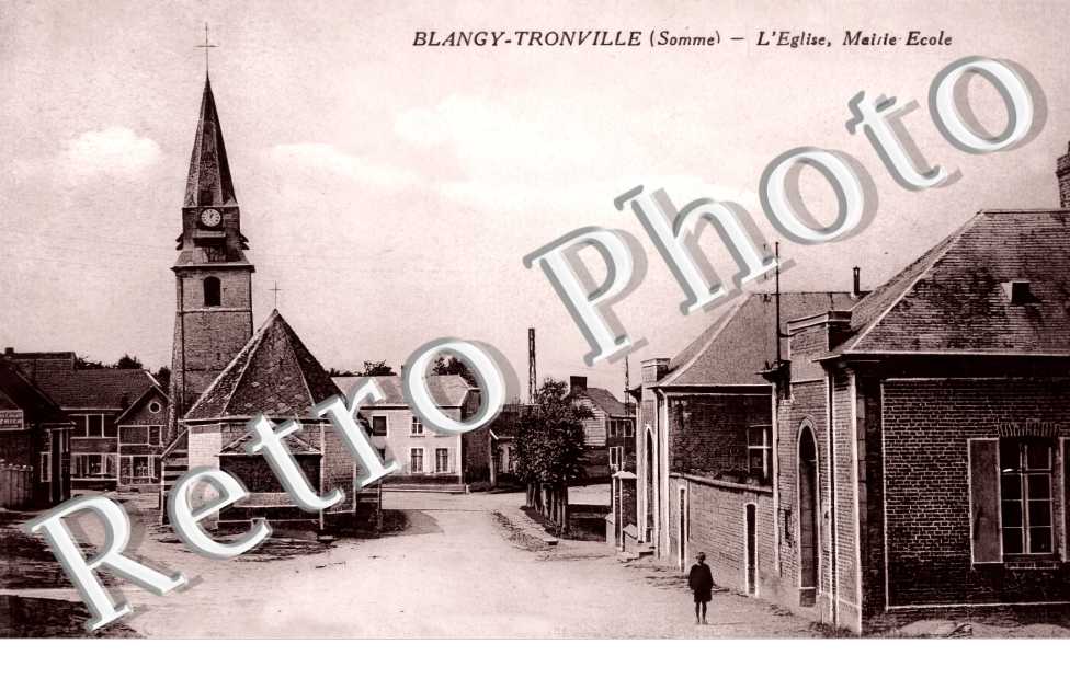 l'église, mairie Ecole
