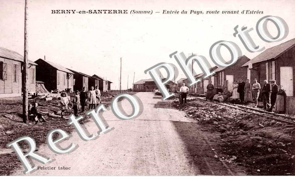 entrée du pays, route venant d'Estrées