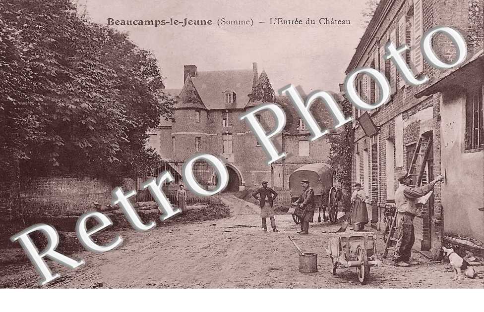 l'entrée du château