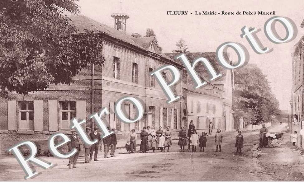la mairie, route de Poix à Moreuil