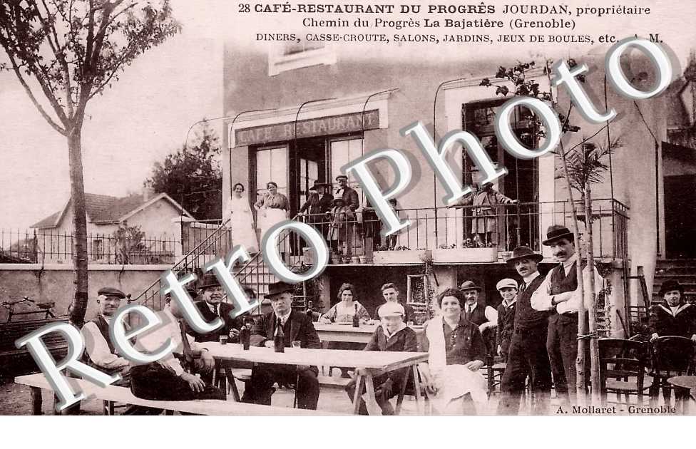 Café restaurant du Progrès Jourdan Propriétaire Chemin du Progrès La Bajatière