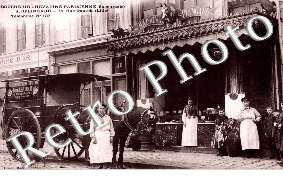 Boucherie Chevaline Parisienne J Splingard  44 rue Gantois
