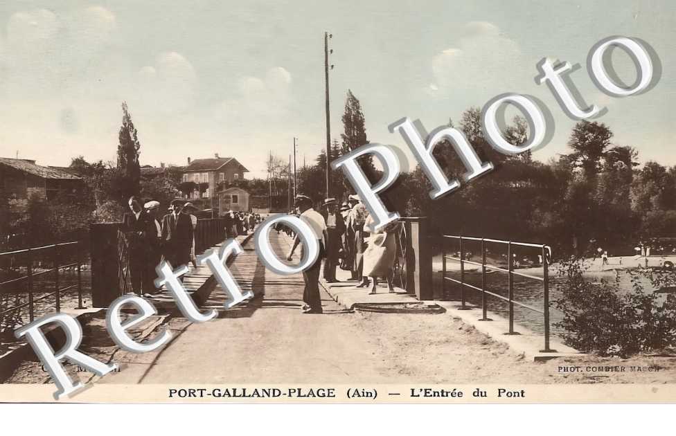 PORT-GALLAND-PLAGE L'entrée du pont