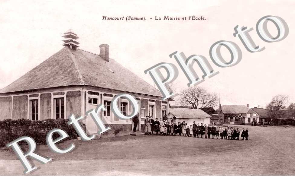 la mairie et l'école