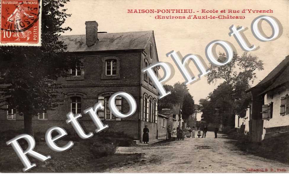 école et rue d'Yvrench