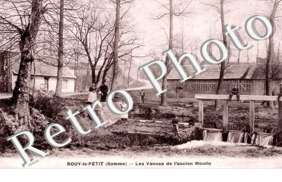 les vannes de l'ancien moulin