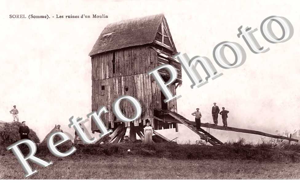 les ruines d'un moulin
