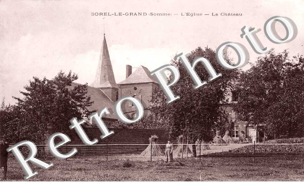 l'église. Le château