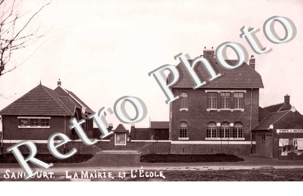 la mairie et l'école