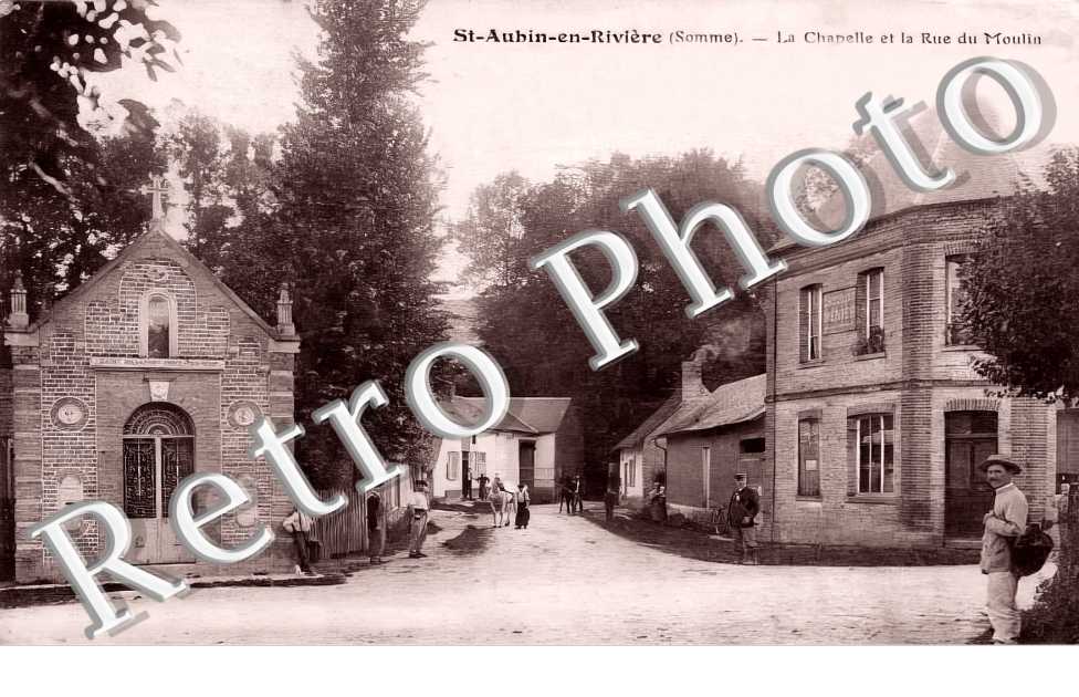 la chapelle et la rue du Moulin