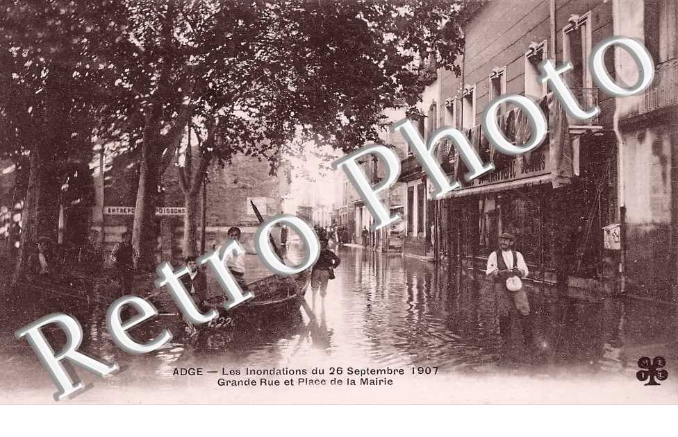 grande rue et place de la mairie 26 septembre 1907