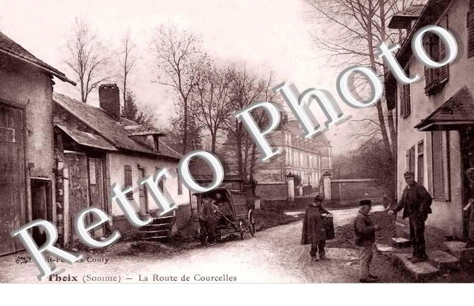 la route de Courcelles