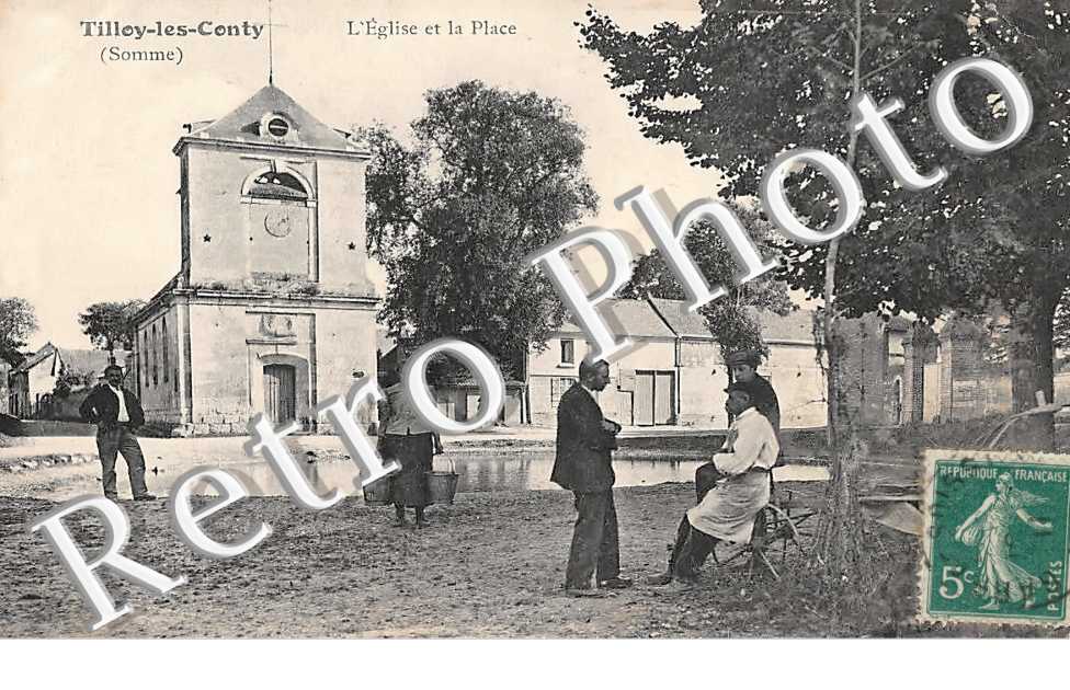 l'église et la place