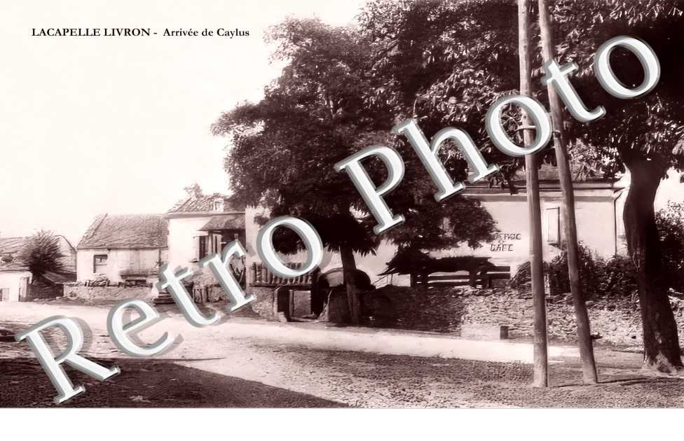 arrivée de Caylus