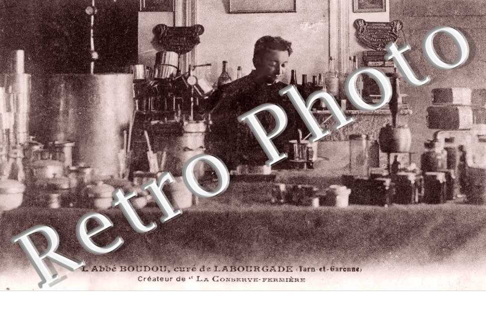 l'abbé Boudou, curé de Labourgade. Créateur de La Conserve Fermière