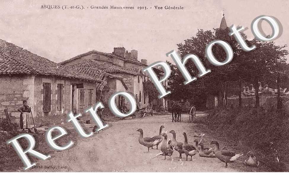 grandes manoeuvres 1913. Vue générale