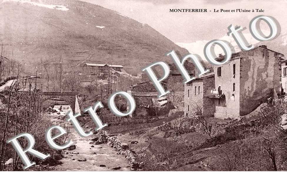 le pont et l'usine à talc